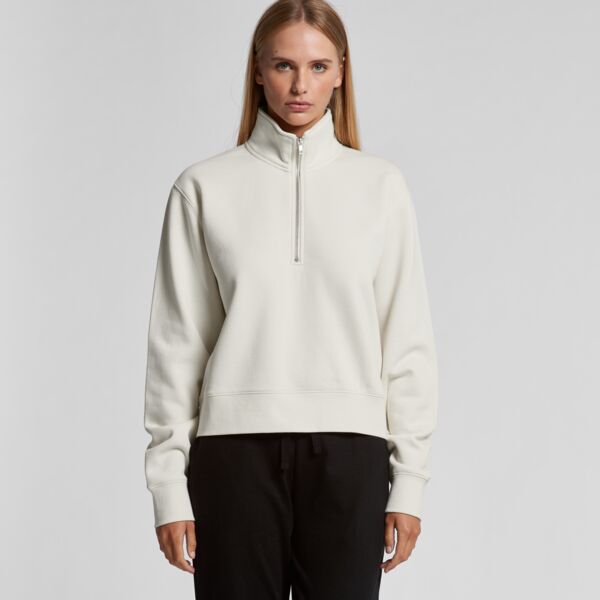 AS Colour / Wo's STENCIL HALF ZIP CREW Thumbnail