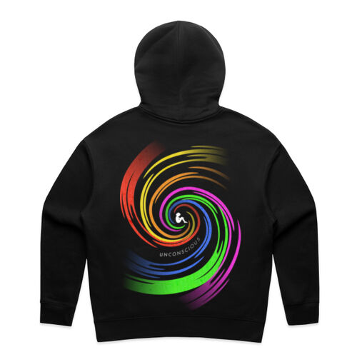 Unconscious - Women's Relax Zipped Hoodie - NAME on front Thumbnail