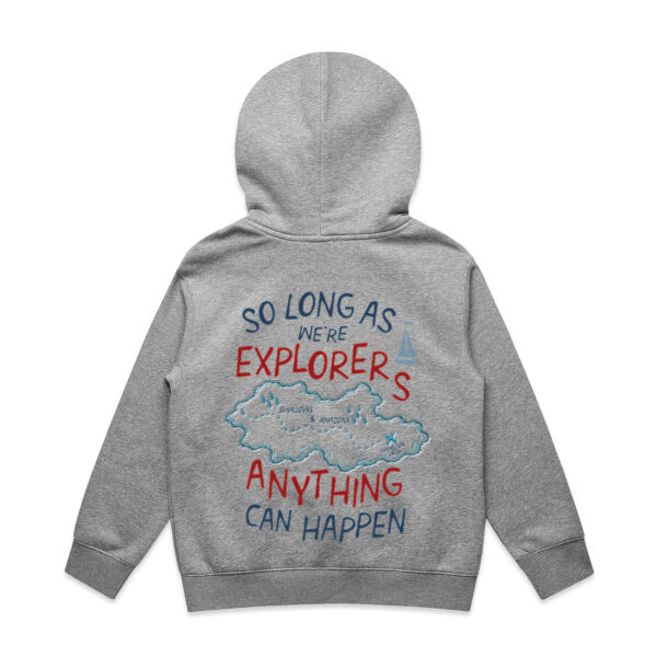 Swallows & Amazons kids hoodie - design on back Thumbnail