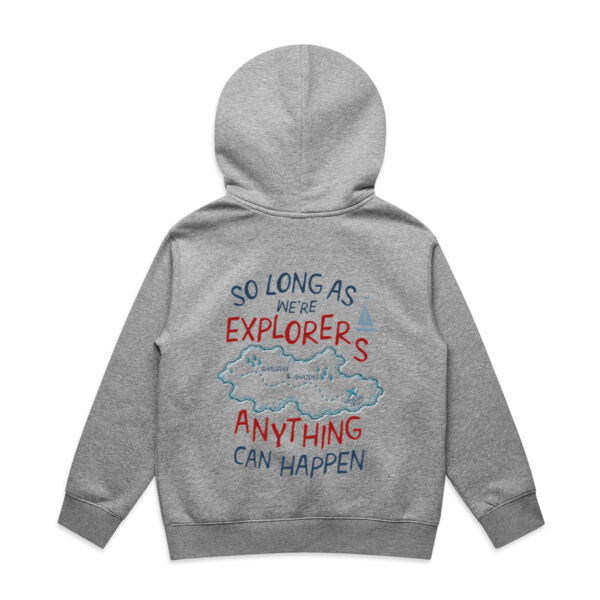 Swallows & Amazons Youth Hoodie prints on front and back Thumbnail