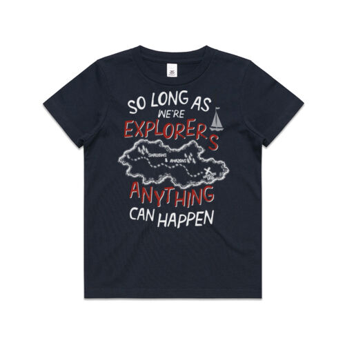 Swallows & Amazons Youth T with name - dark Thumbnail
