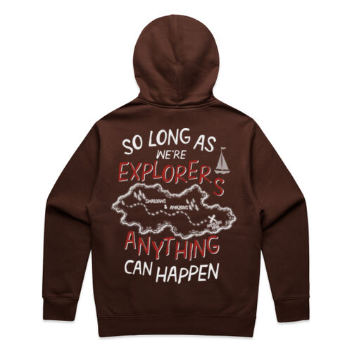 Swallows & Amazons Adult hoodie - print on back - dark Thumbnail