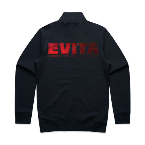Evita - Half zip crew, design on back 2 Thumbnail
