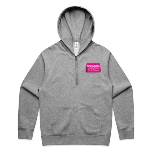 Men's Relax Half Zip Hoodie  (320GSM) - Showrags (front small) Thumbnail