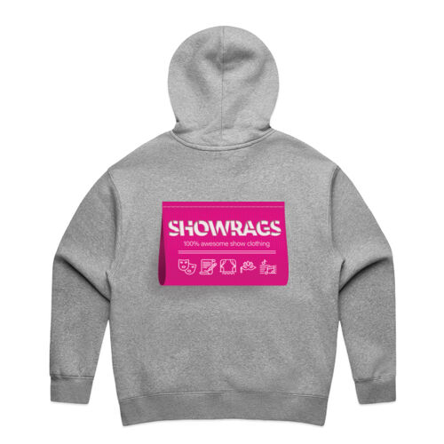 Women's Relax Zipped Hoodie (320GSM) - Showrags (back) Thumbnail